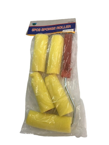 Roller Set 4" 5pc (Sponge)